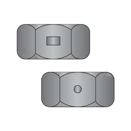 5/16-18 Two Way Reversible Hex Locknuts/Steel/Black Oxide (Carton: 1,500 pcs)